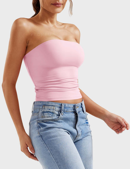 Top a fascia Sophie doppio strato