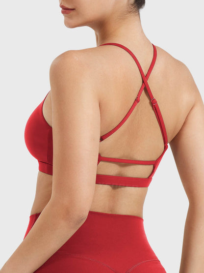 Reggiseno sportivo Chilene con schiena incrociata