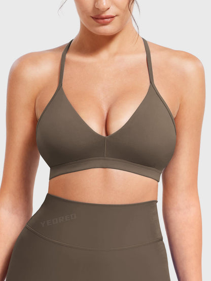 Reggiseno sportivo Ericie con scollo a V