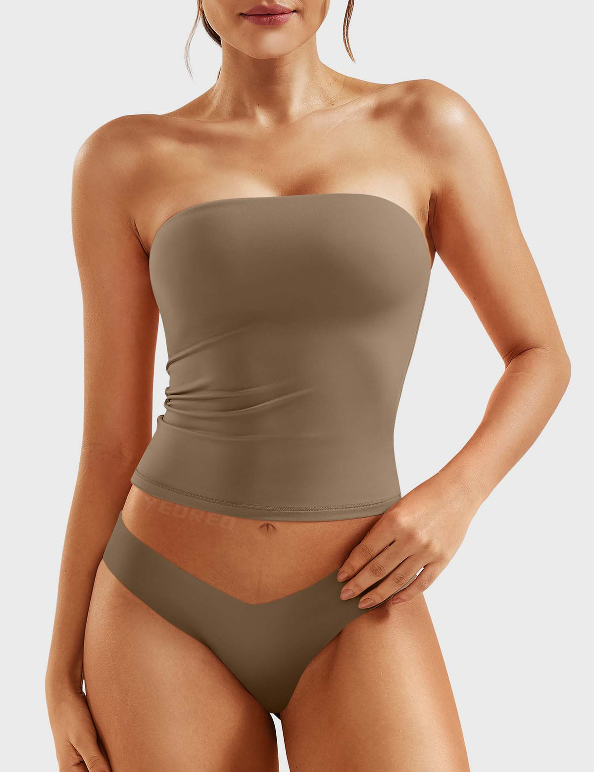 Top a fascia Sophie doppio strato