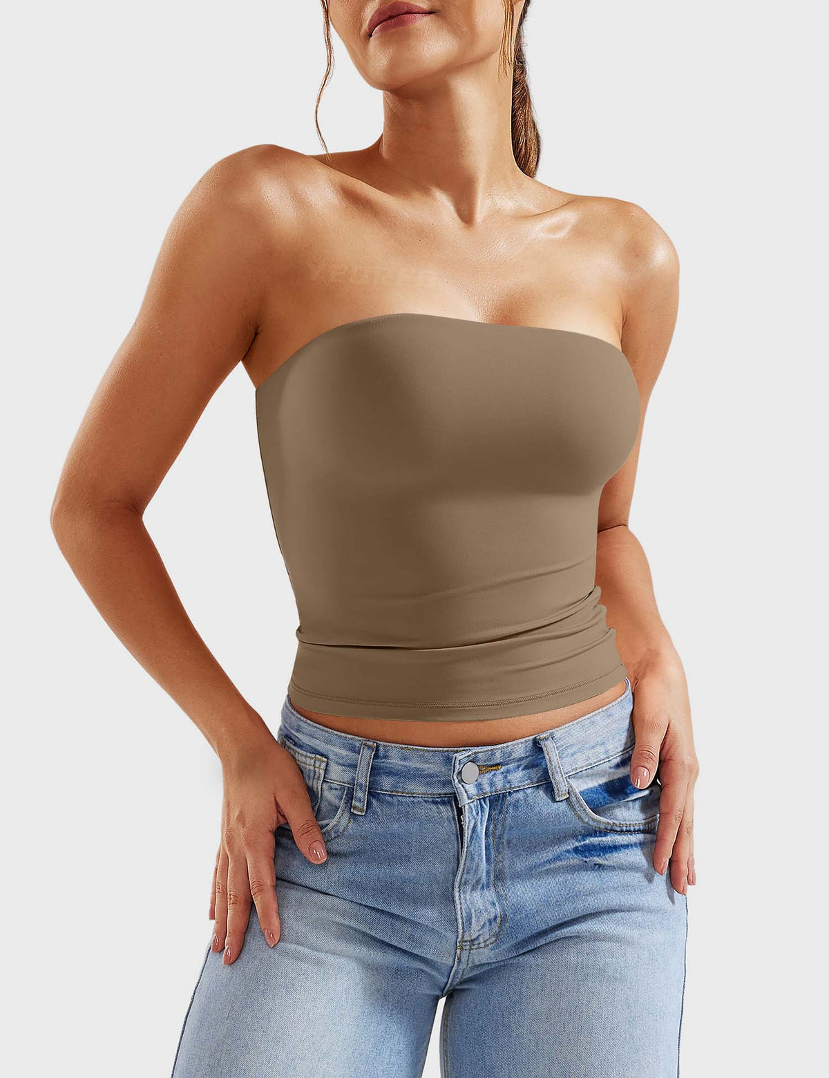 Top a fascia Sophie doppio strato