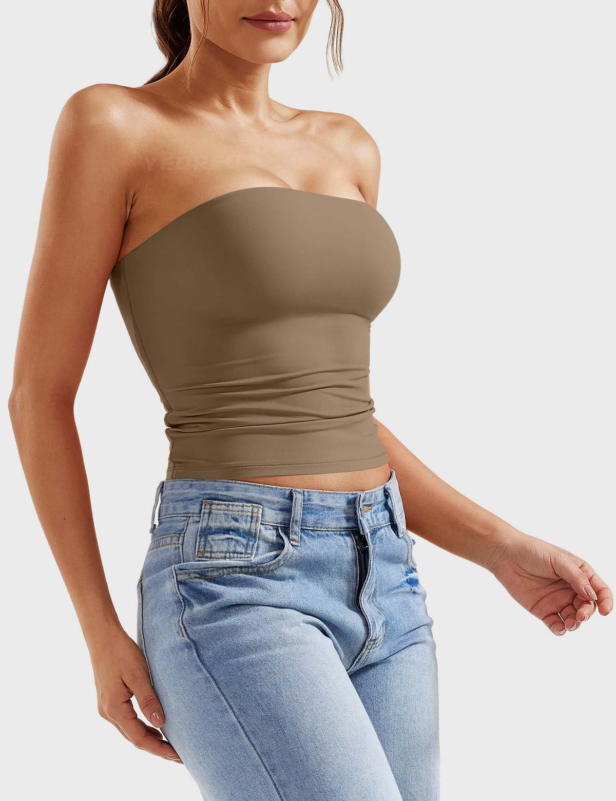Top a fascia Sophie doppio strato