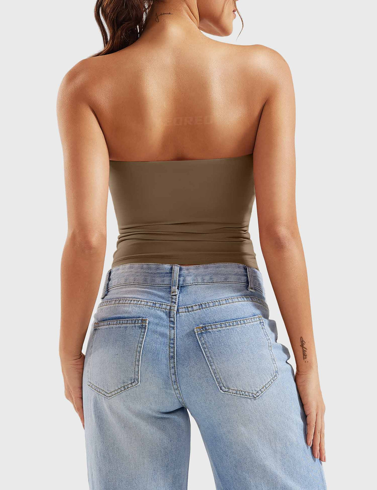 Top a fascia Sophie doppio strato