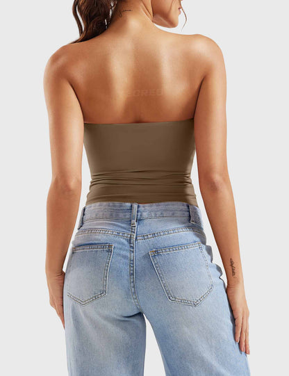 Top a fascia Sophie doppio strato
