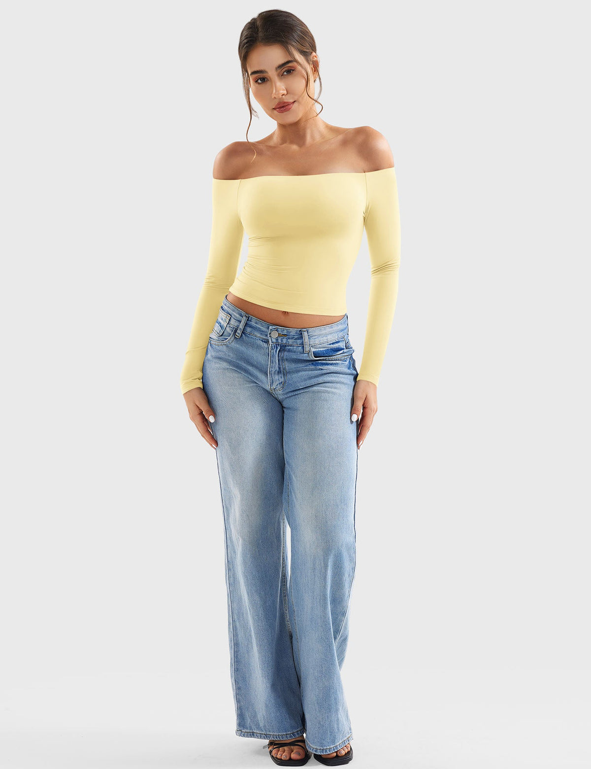 Top Luzlie con spalle scoperte