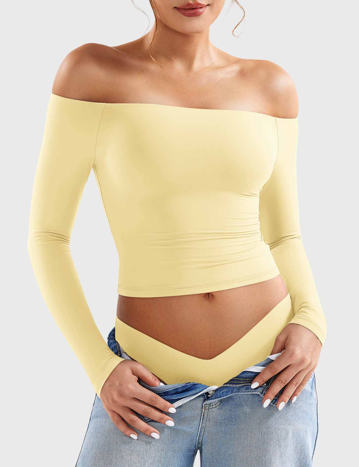 Top Luzlie con spalle scoperte