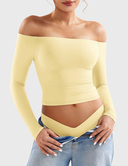 Top Luzlie con spalle scoperte