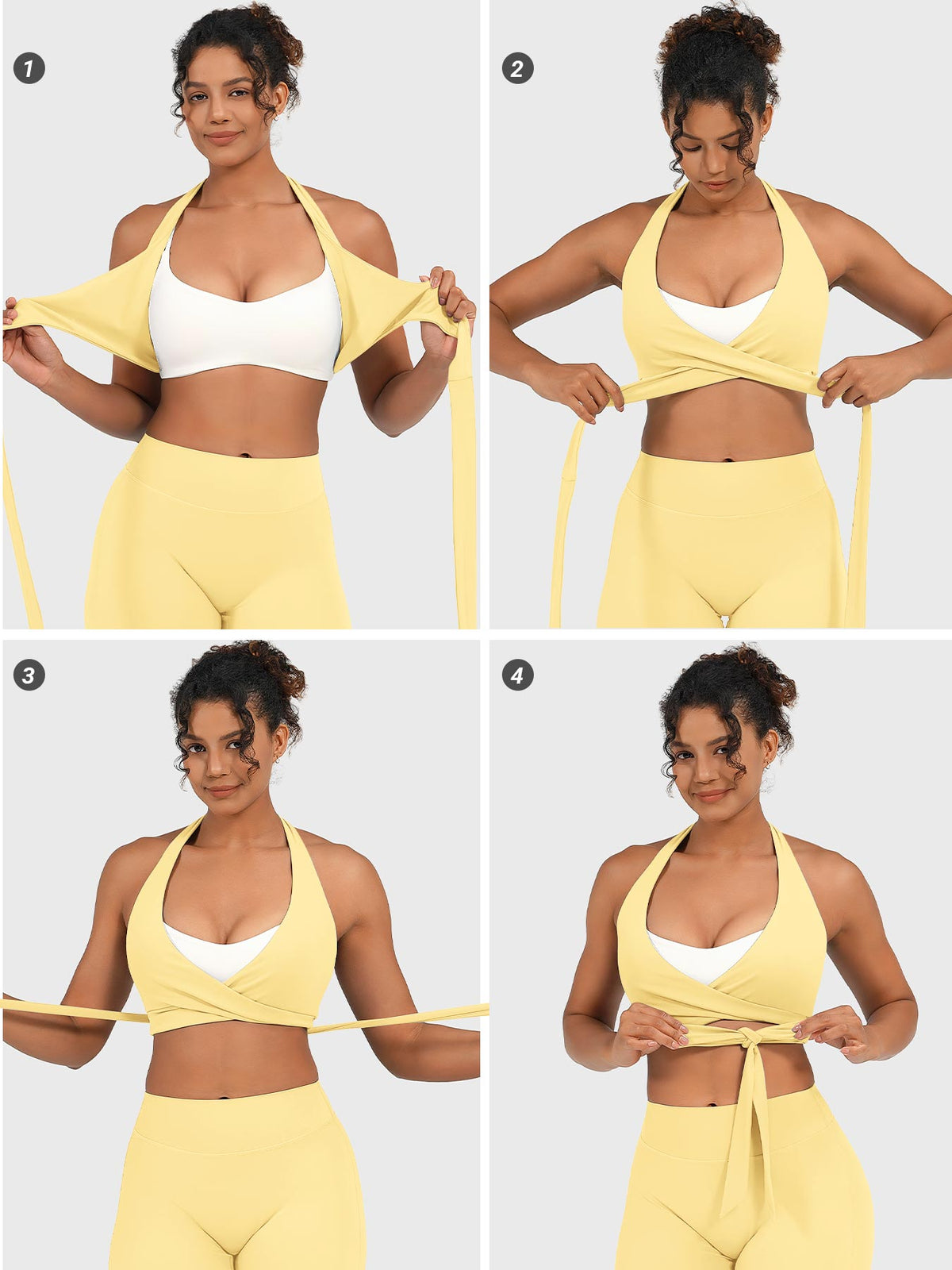Reggiseno sportivo Dagnuy incrociato ballet