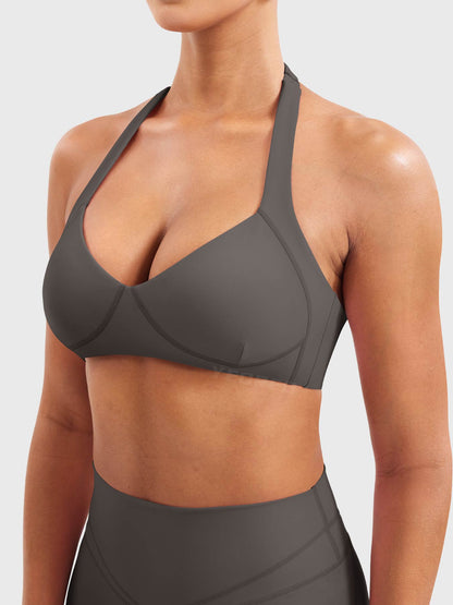 Reggiseno sportivo Andrine halter sagomato
