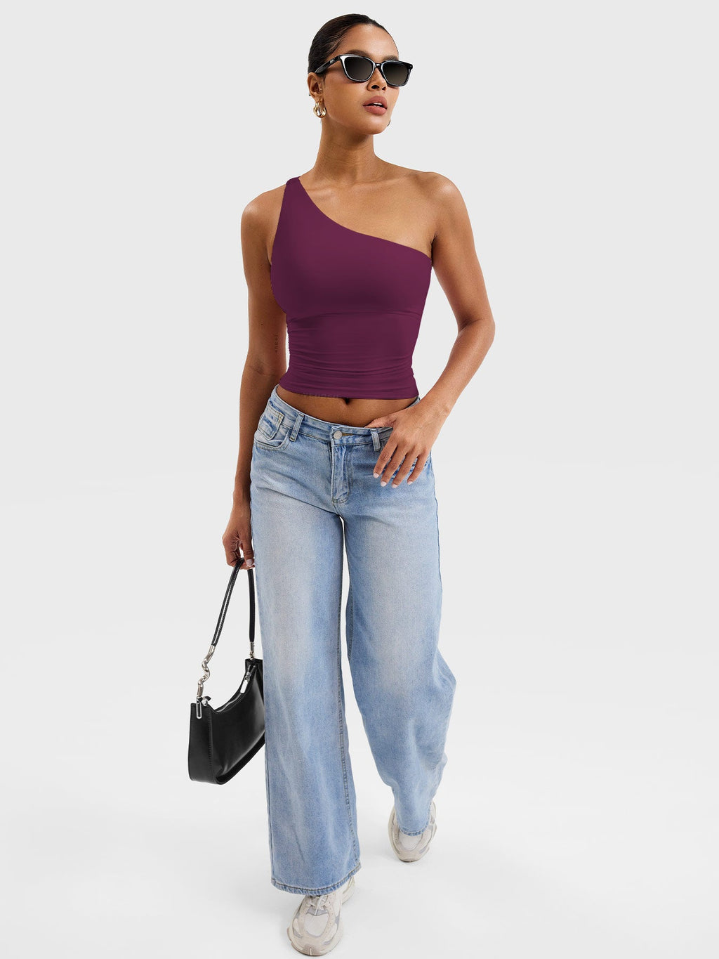Yeoreo Fanciy One Shoulder Tank Top