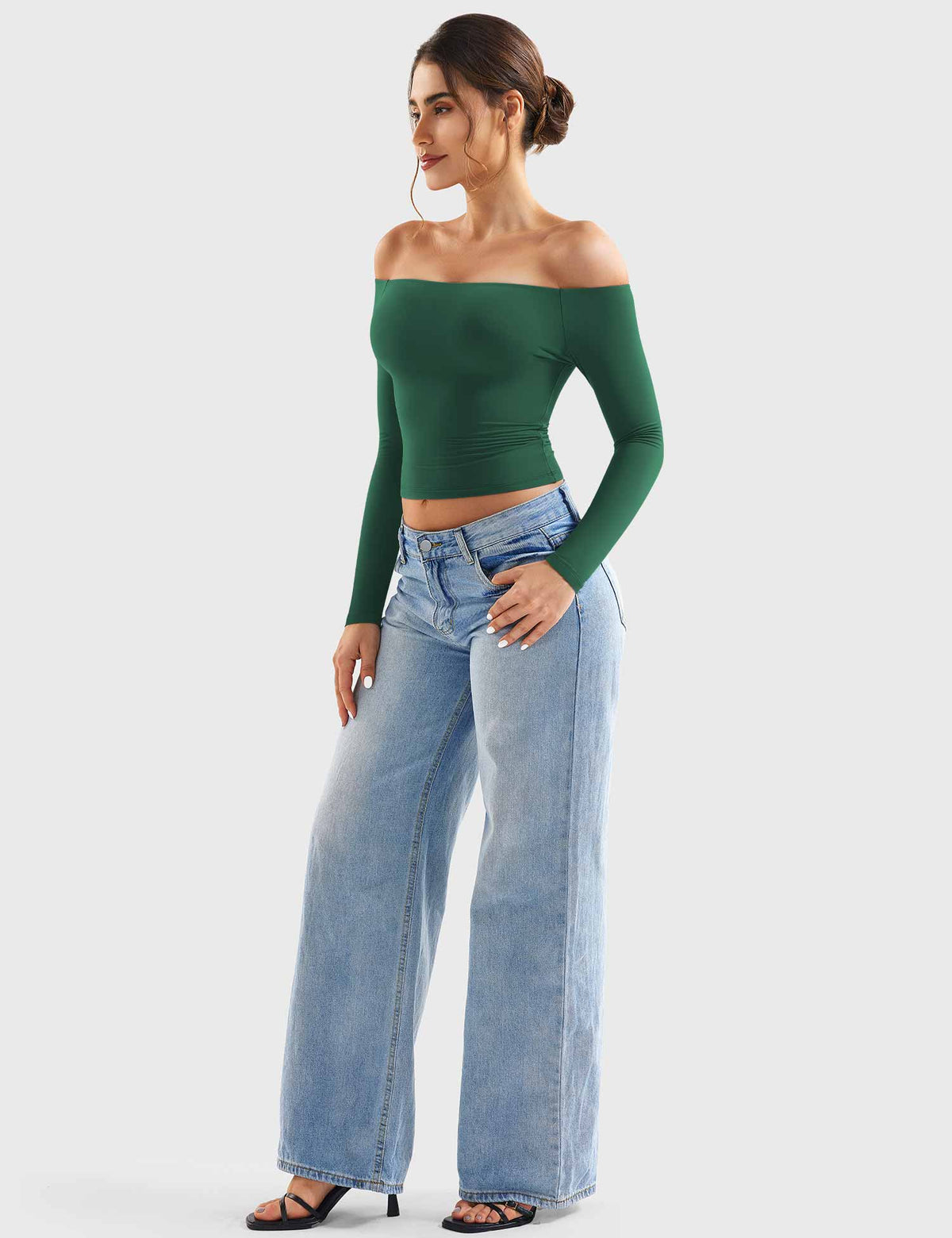 Top Luzlie con spalle scoperte
