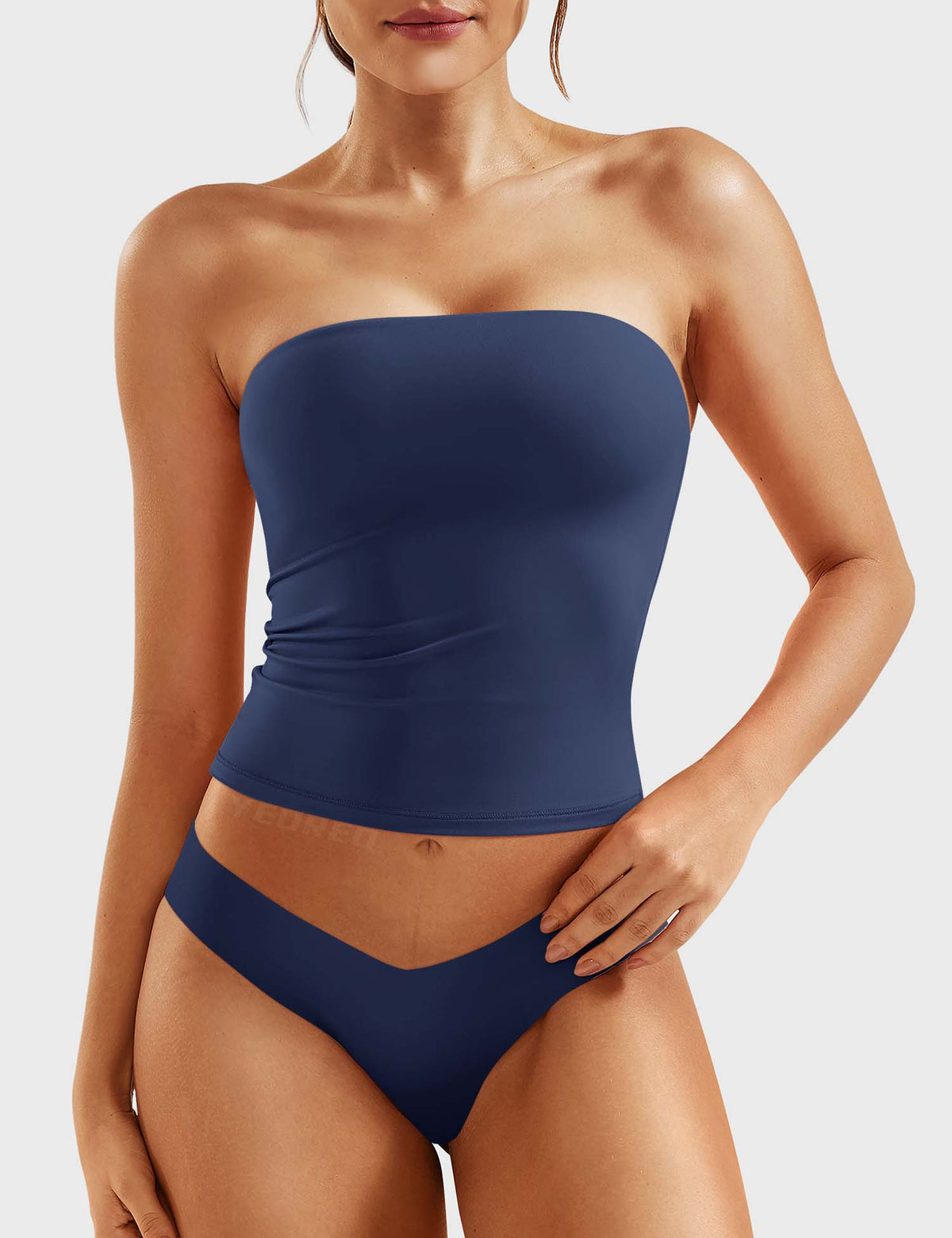 Top a fascia Sophie doppio strato