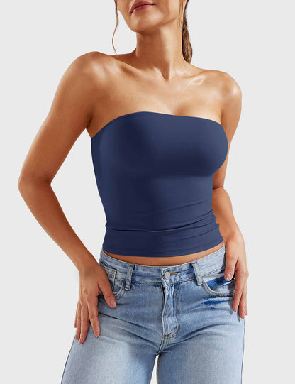 Top a fascia Sophie doppio strato