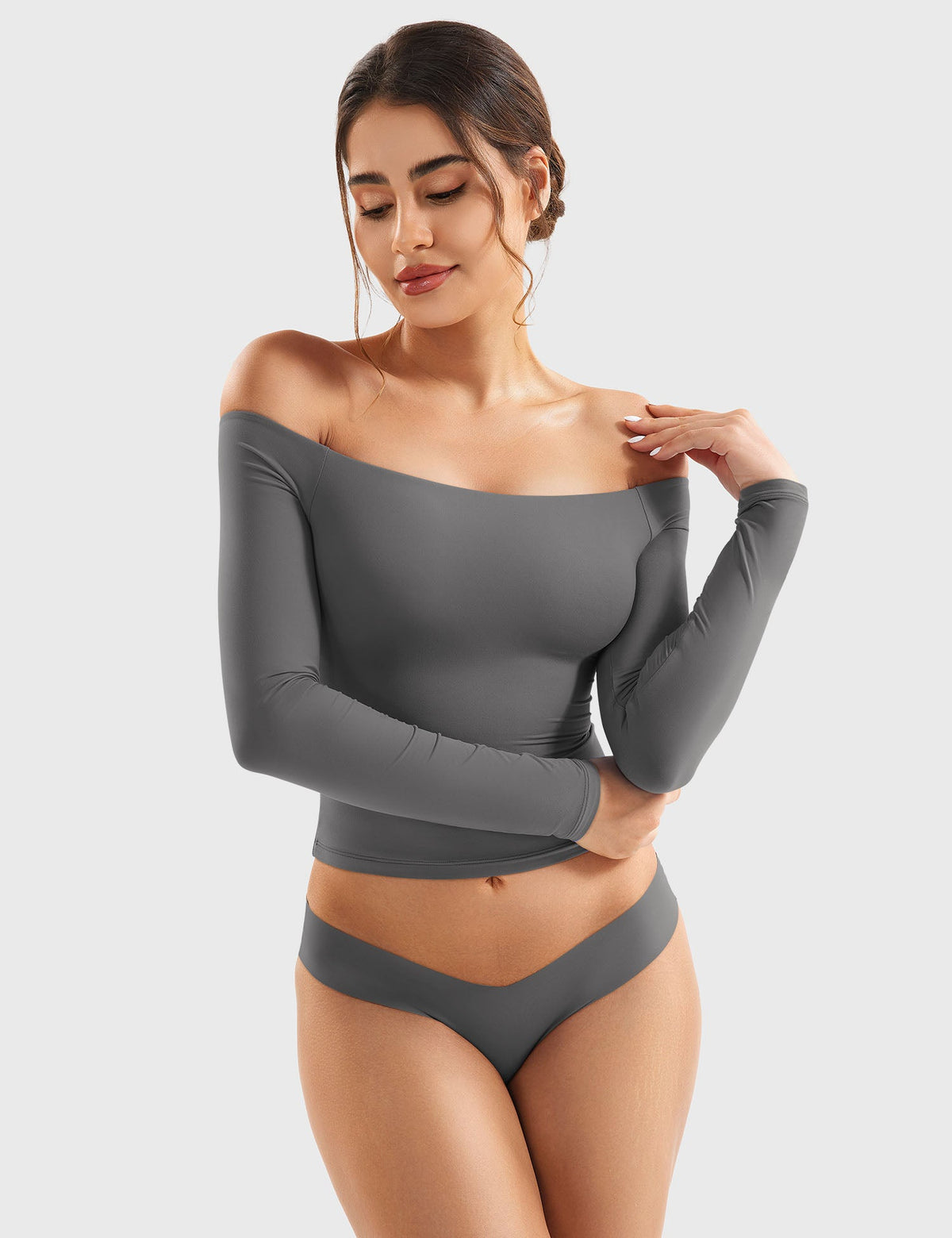 Top Luzlie con spalle scoperte