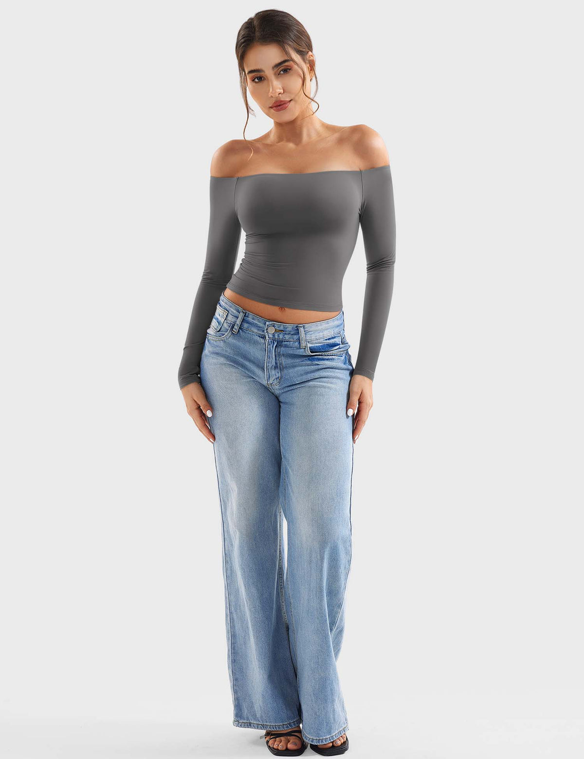 Top Luzlie con spalle scoperte
