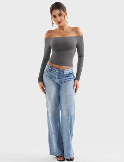Top Luzlie con spalle scoperte