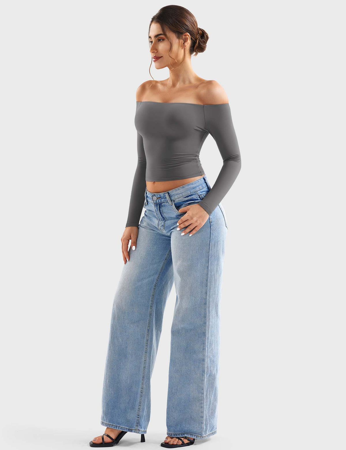 Top Luzlie con spalle scoperte