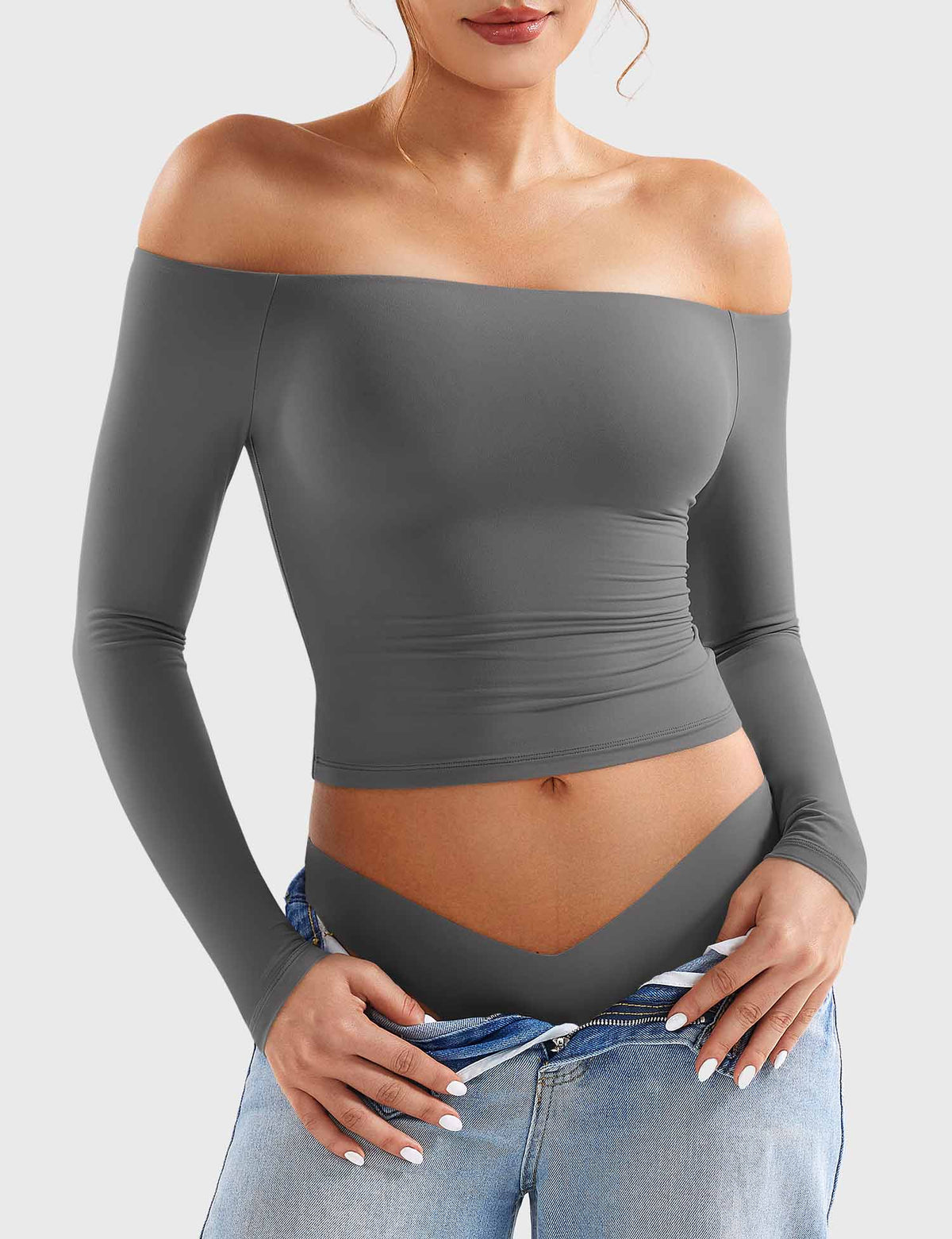 Top Luzlie con spalle scoperte