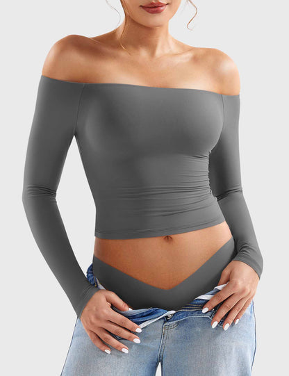 Top Luzlie con spalle scoperte