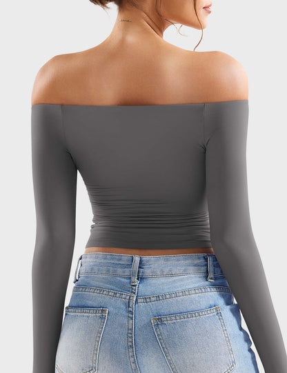 Top Luzlie con spalle scoperte