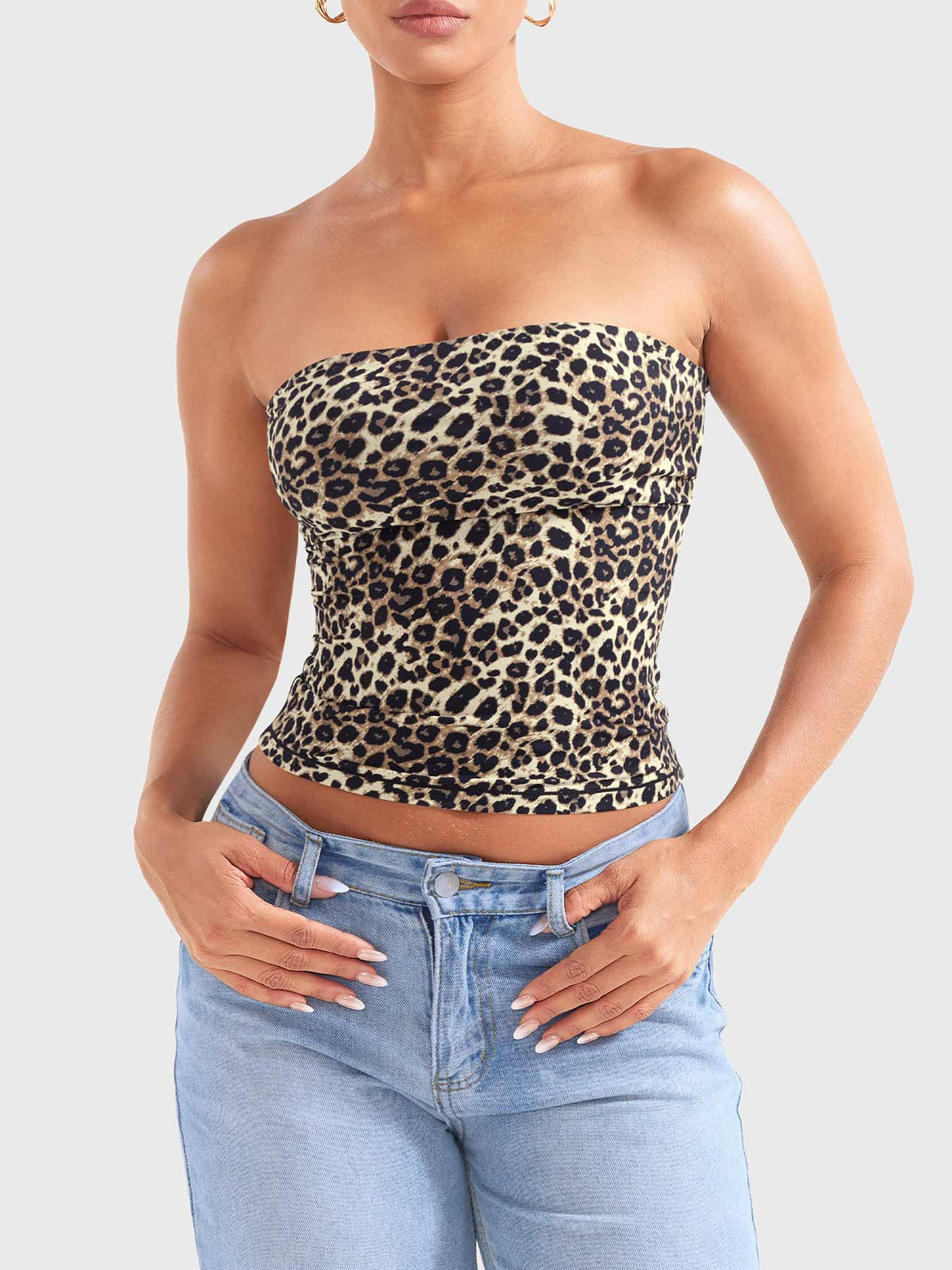 Top a fascia Sophie doppio strato