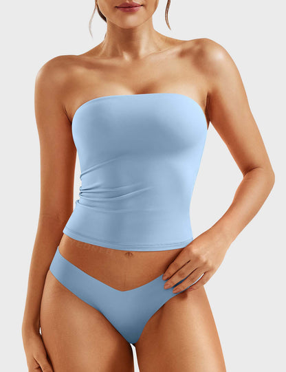 Top a fascia Sophie doppio strato
