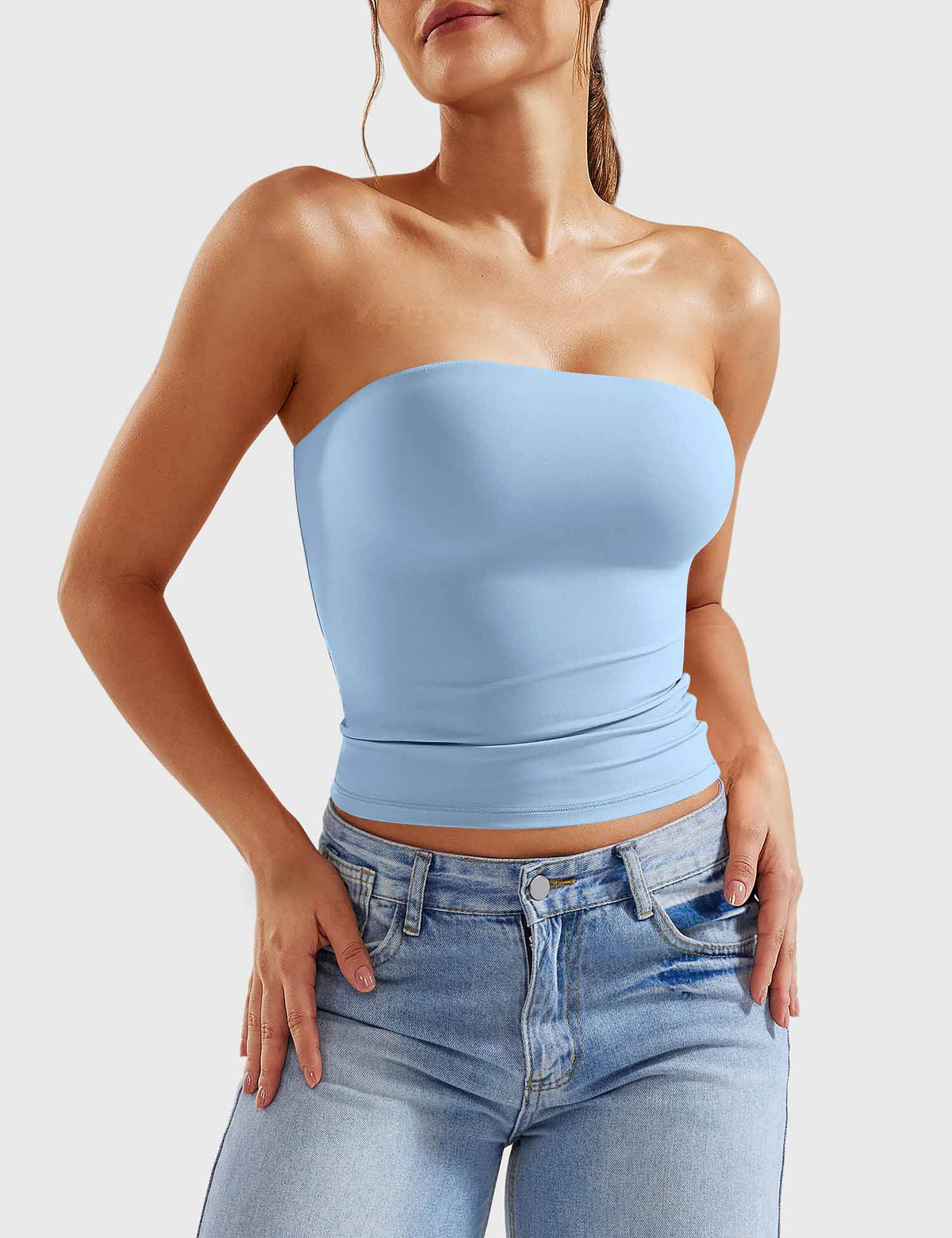 Top a fascia Sophie doppio strato