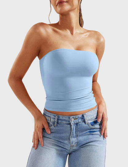 Top a fascia Sophie doppio strato