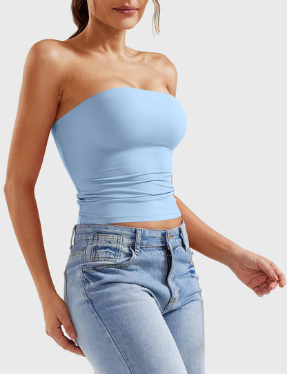 Top a fascia Sophie doppio strato