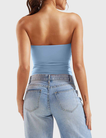 Top a fascia Sophie doppio strato