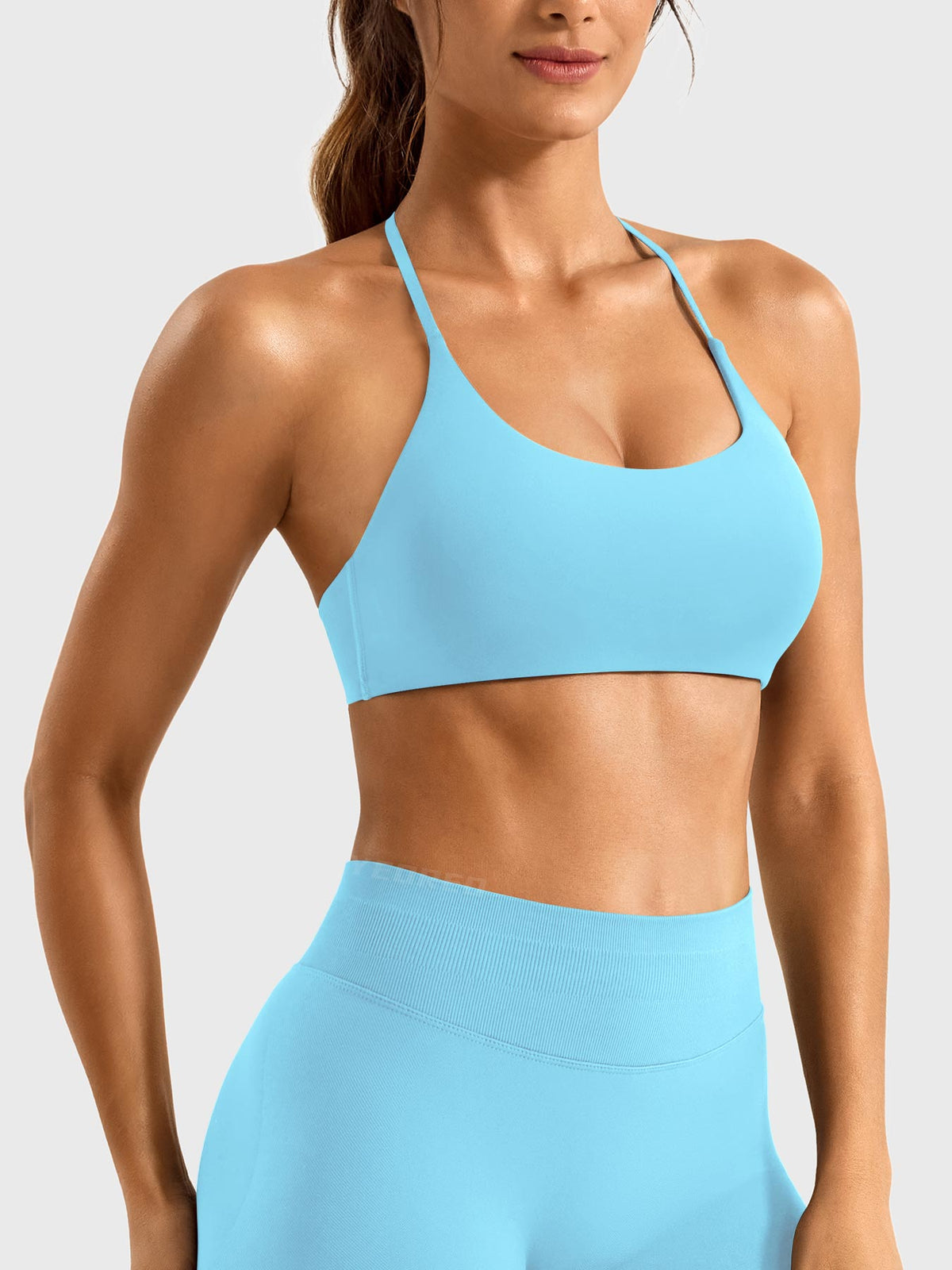 Reggiseno sportivo Sacni con schiena intrecciata