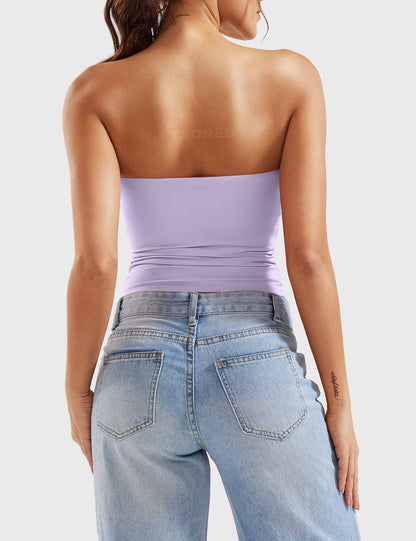 Top a fascia Sophie doppio strato