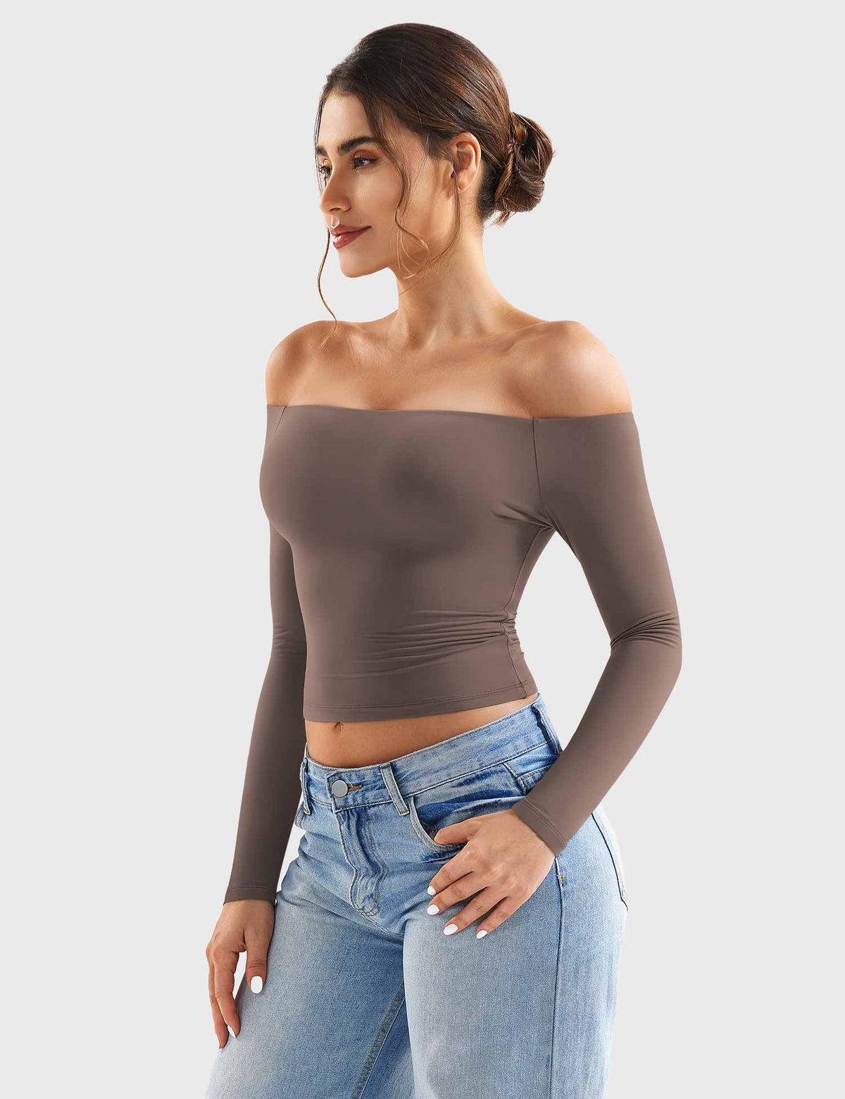 Top Luzlie con spalle scoperte