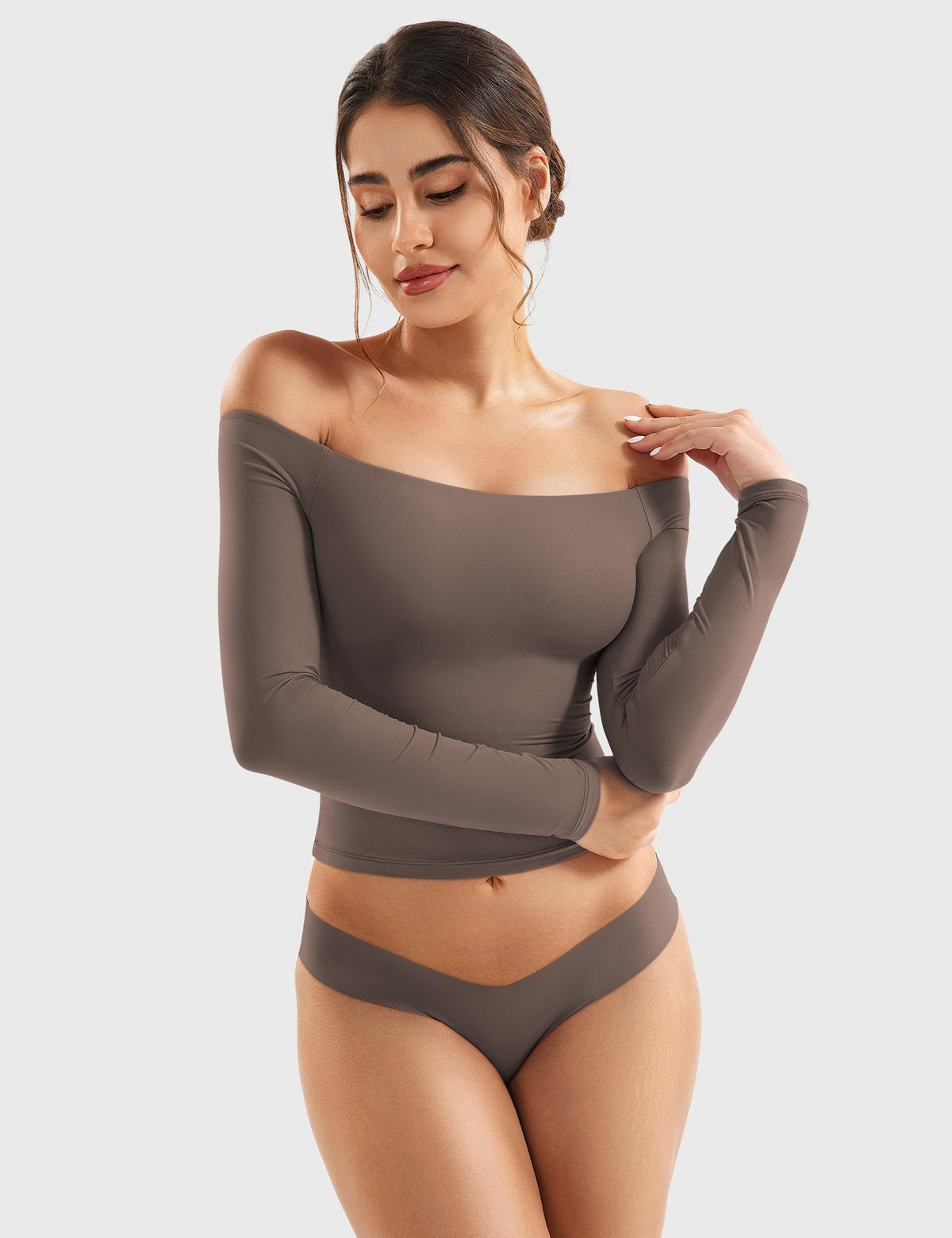 Top Luzlie con spalle scoperte
