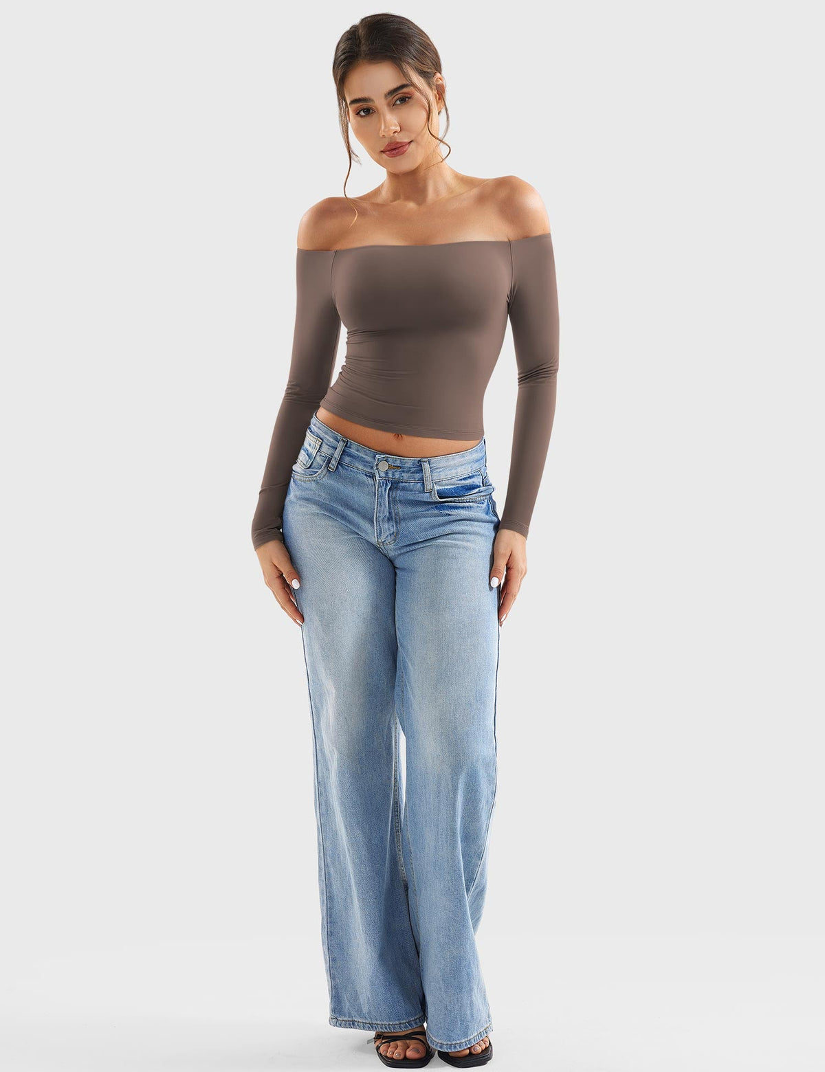 Top Luzlie con spalle scoperte