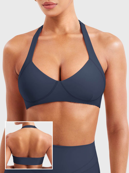 Reggiseno sportivo Andrine halter sagomato