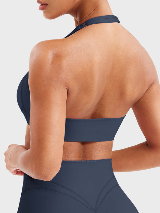 Reggiseno sportivo Andrine halter sagomato