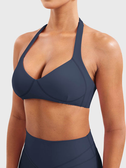 Reggiseno sportivo Andrine halter sagomato