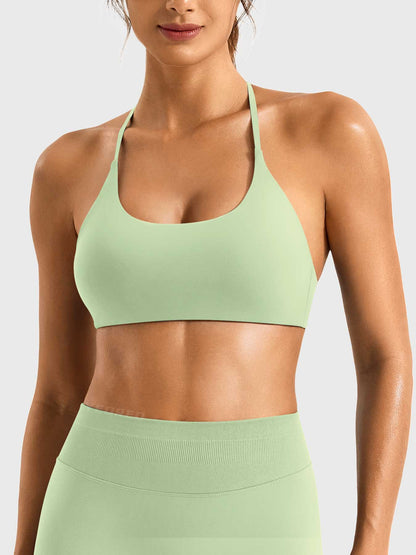 Reggiseno sportivo Sacni con schiena intrecciata