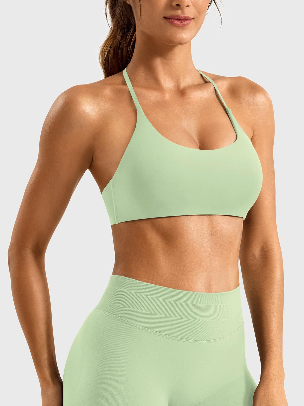 Reggiseno sportivo Sacni con schiena intrecciata