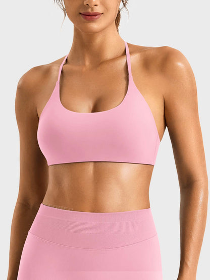 Reggiseno sportivo Sacni con schiena intrecciata