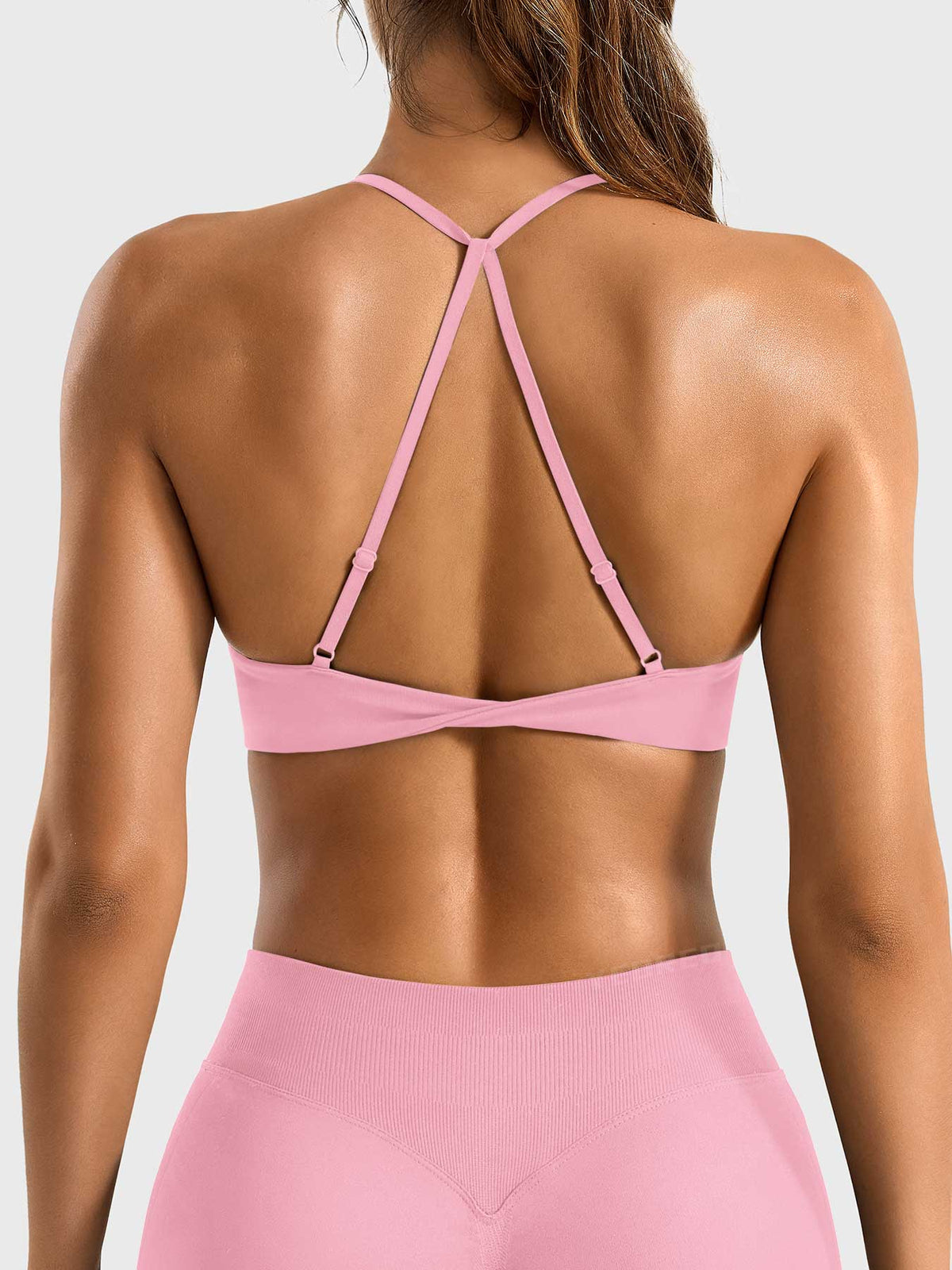 Reggiseno sportivo Sacni con schiena intrecciata