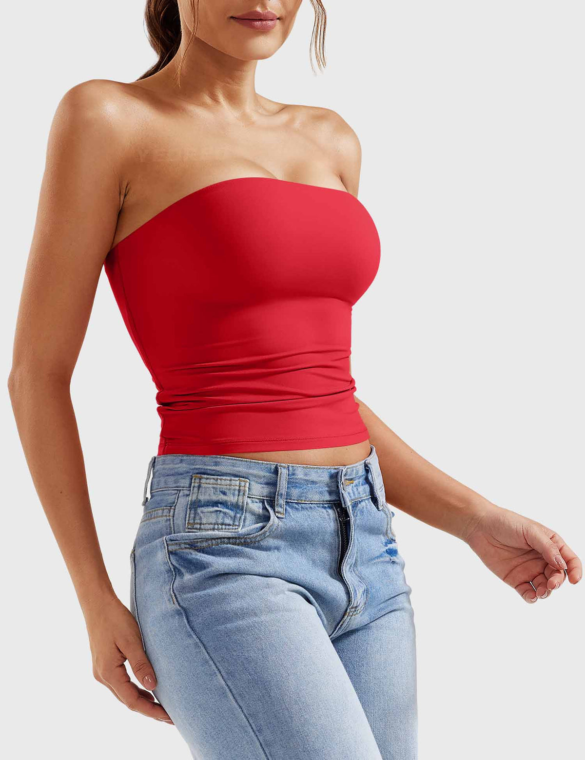 Top a fascia Sophie doppio strato