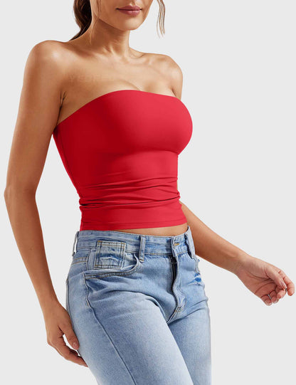 Top a fascia Sophie doppio strato