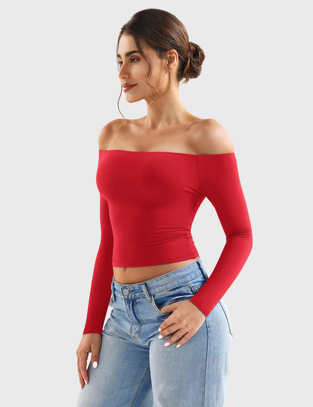 Top Luzlie con spalle scoperte
