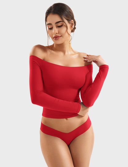Top Luzlie con spalle scoperte