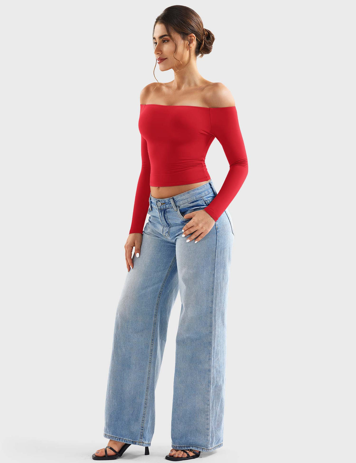 Top Luzlie con spalle scoperte