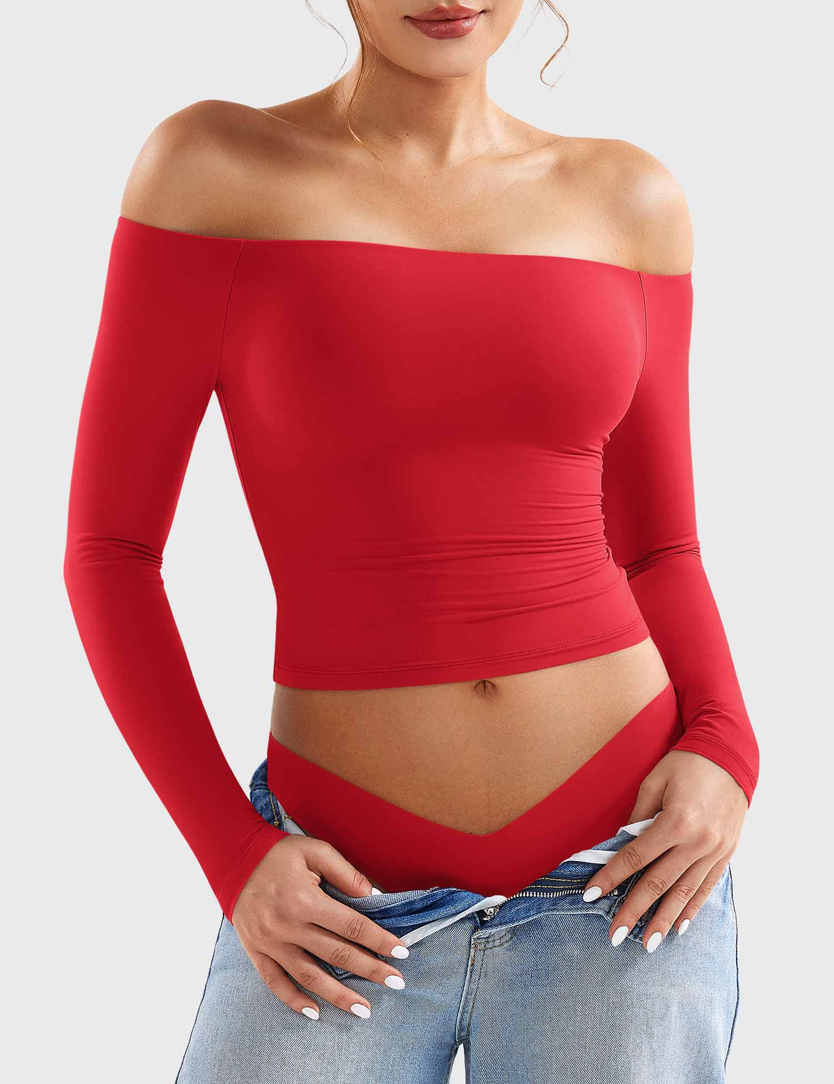 Top Luzlie con spalle scoperte