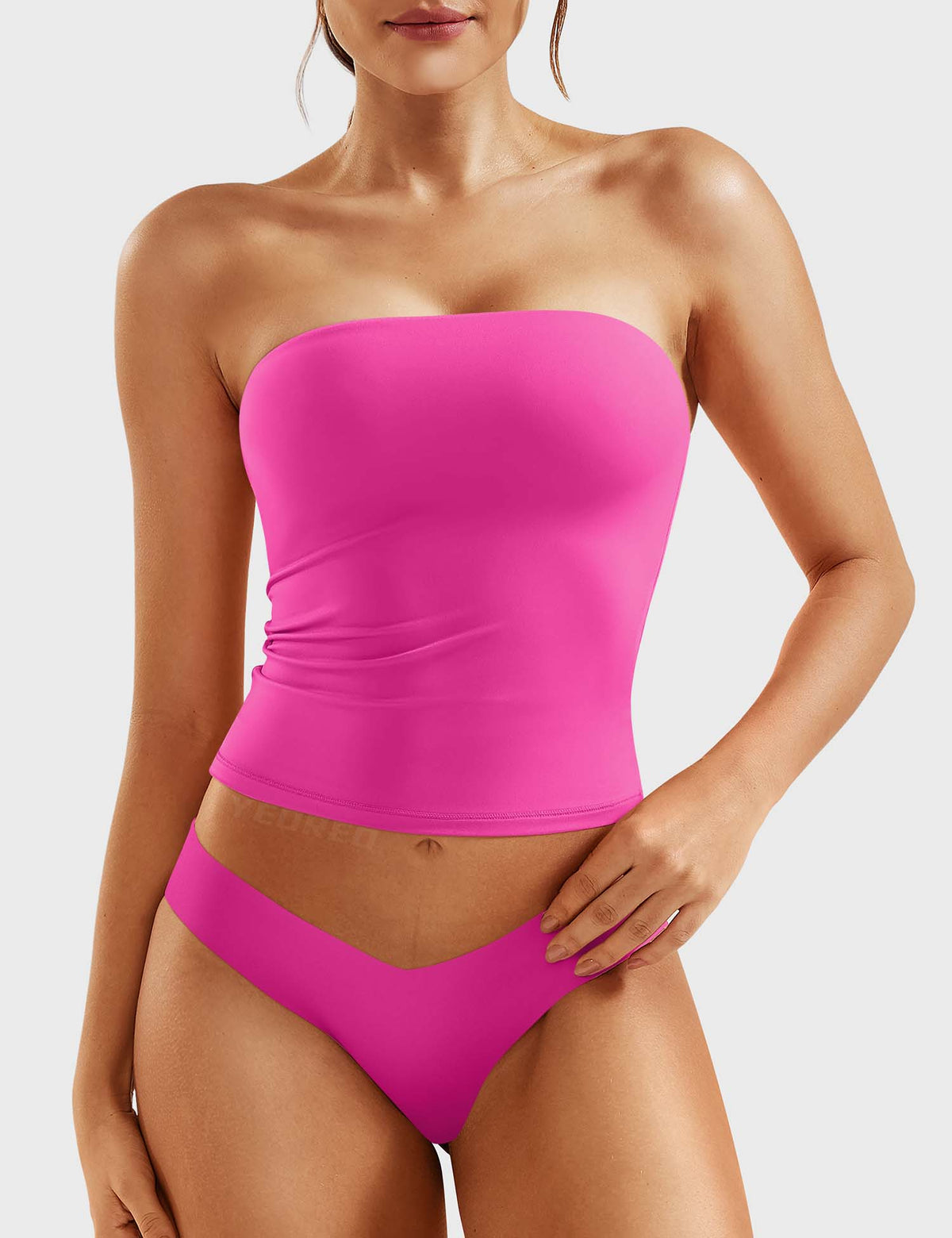 Top a fascia Sophie doppio strato