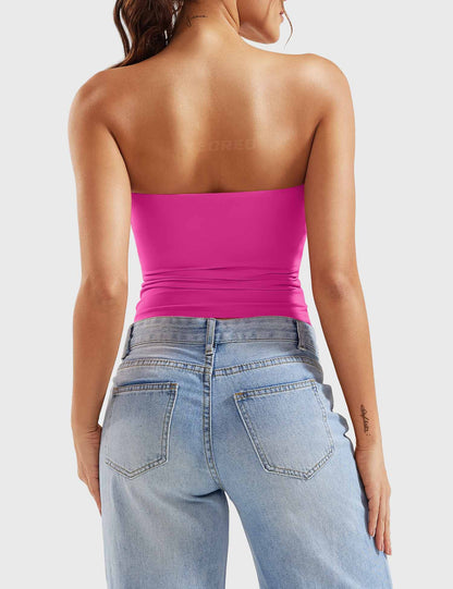 Top a fascia Sophie doppio strato